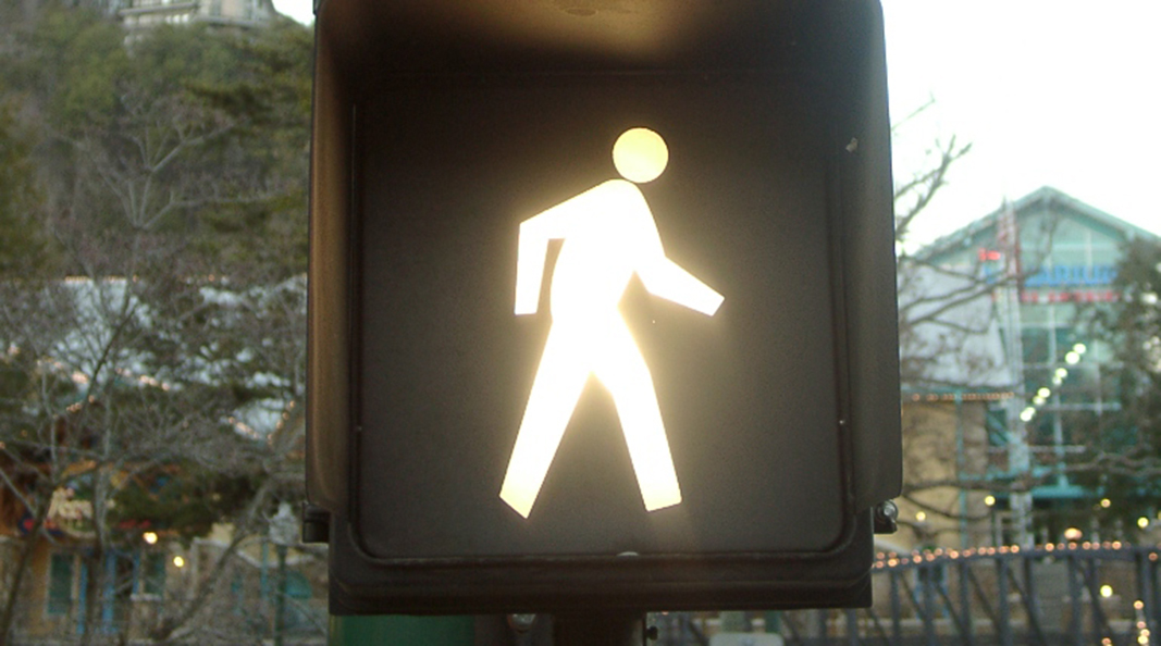 It's Green! Stop Texting While Crossing
