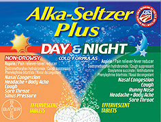 One Lot of Alka-Seltzer Plus Day & Night Cold Formula Liquid Gels Recalled