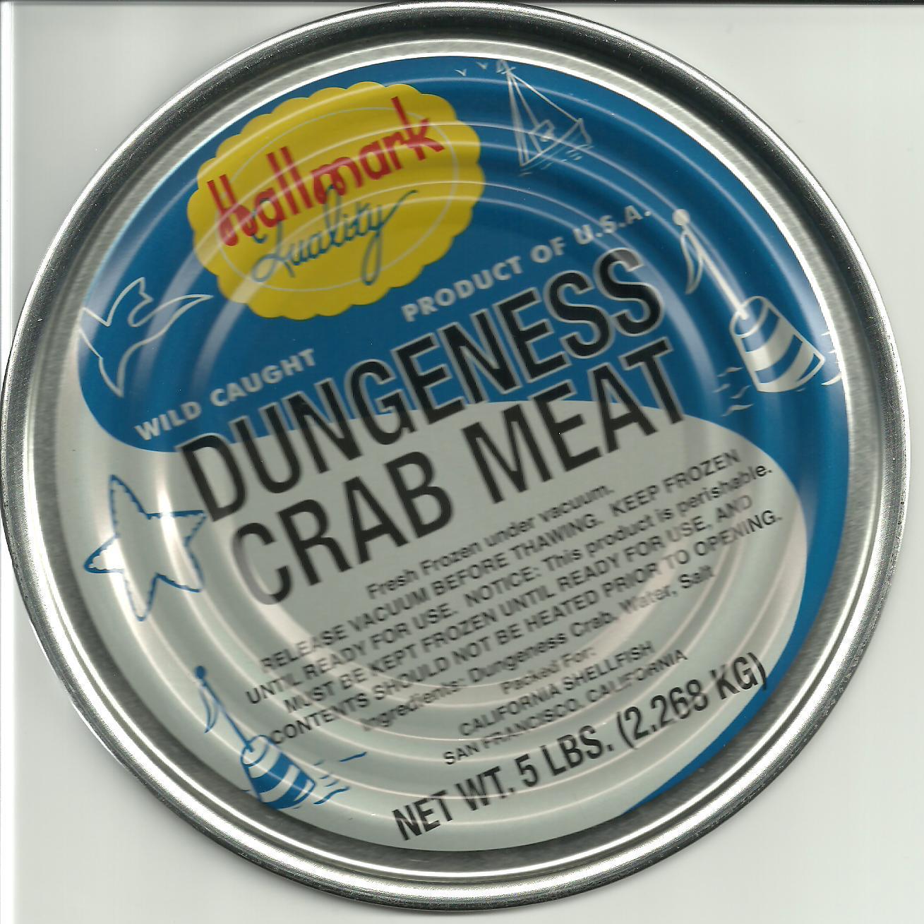 Hallmark Fisheries Recalls Crab Meat