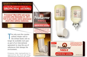 Primatene Mist Being Pulled off Market