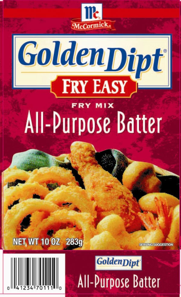 McCormick Recalls Golden Dipt® Fry Easy All-Purpose Batter