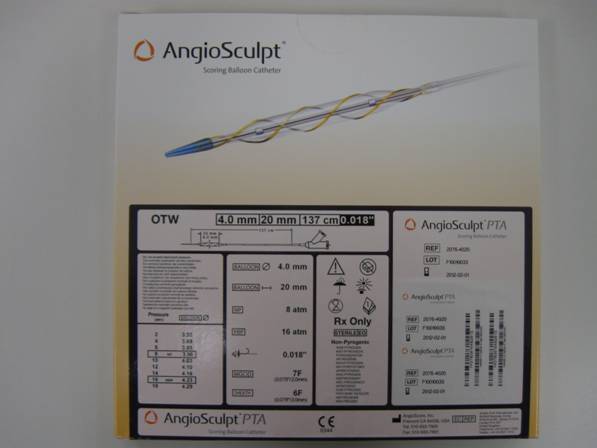 UPDATE: AngioScore Balloon Catheter Recall